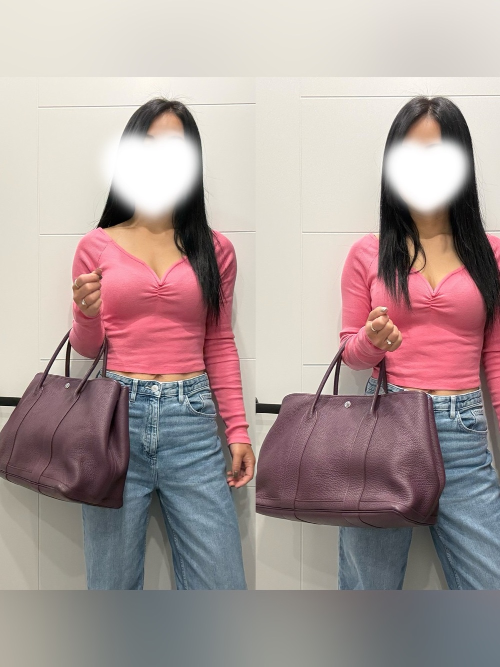 Authentic Hermes Garden party 36 in purple